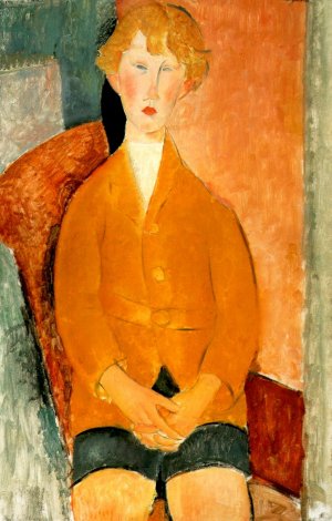 Amedeo Modigliani, Boy in Short Pants Art