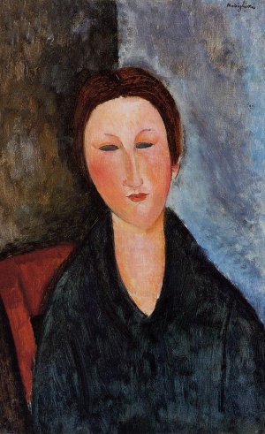 Amedeo Modigliani, Bust of a Young Woman also known as Mademoiselle Marthe Art