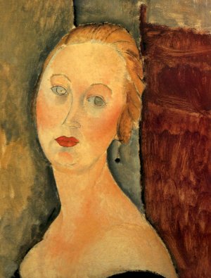 Amedeo Modigliani, Germaine Survage with Earrings Art