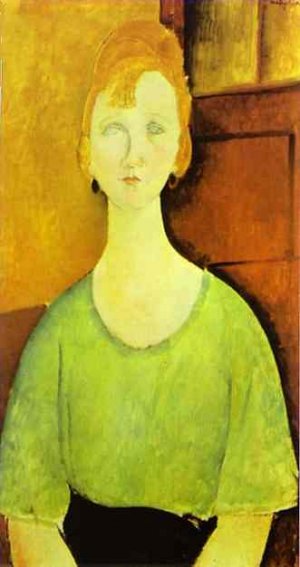 , Girl in a Green Blouse Art