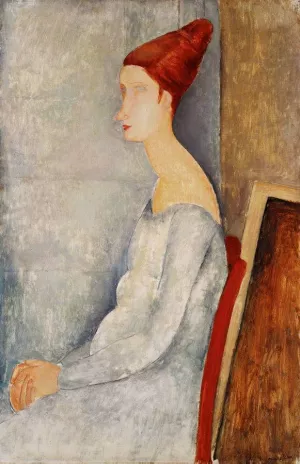 Jeanne Hebuterne Seated in Profile