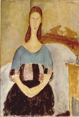 Jeanne Hebuterne, Seated