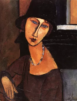 Jeanne Hebuterne with Hat and Necklace