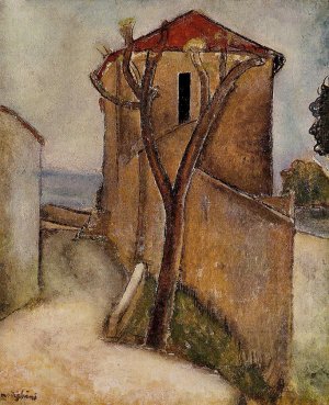 Amedeo Modigliani, Landscape in the Midi Art