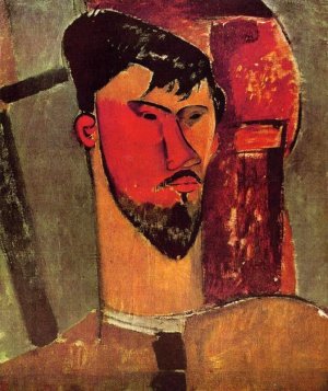 Amedeo Modigliani, Portrait of Henri Laurens II Art