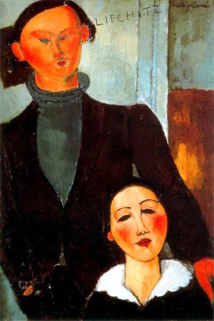 , Portrait of Jacques Lipchitz and his wife Berthe Lipchitz Art