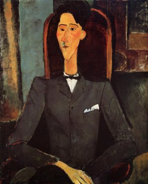 Amedeo Modigliani, Portrait of Jean Cocteau Art