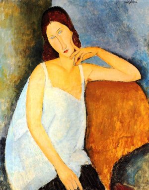 Amedeo Modigliani, Portrait of Jeanne Hebuterne 4 Art