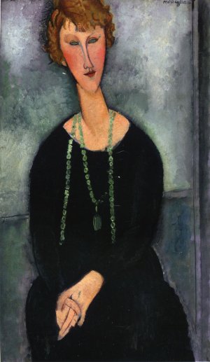 , Woman with a Green Necklace also known as Madame Menier Art