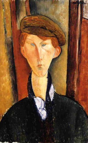 Amedeo Modigliani, Young Man with Cap Art